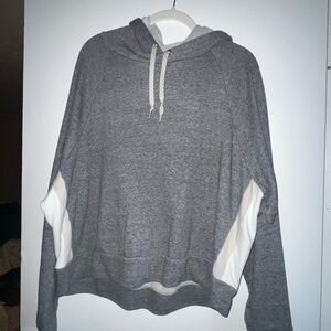 Vuori Color Block Heather Gray Hoodie